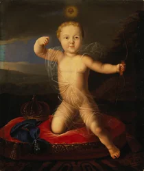 Porträt des Zarewitsch Peter Petrowitsch von Russland 1715-1719, erstes Viertel des 19. Jahrhunderts
