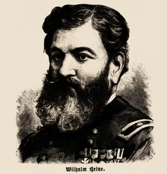 Porträt von Wilhelm Heine 1827-1885, 1886