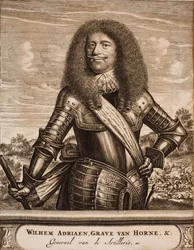 Porträt von Willem Adriaan II van Horne 1633-1694 aus: Schauplatz des Krieges, 1675