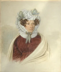 Porträt von Yelizaveta Markovna Poltoratskaya 1768-1838, 1820er Jahre