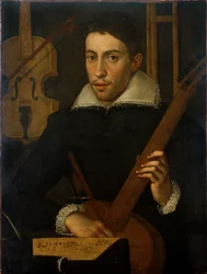 Porträt eines Musikers, ca. 1570-1590