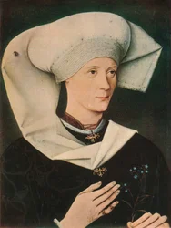 Porträt einer Frau der Familie Hofer, 1470, 1909