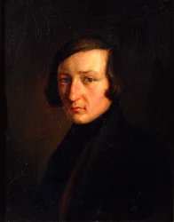Porträt des Autors Heinrich Heine, 1840er Jahre
