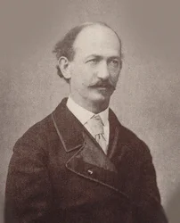 Porträt des Komponisten Maurice Strakosch 1825-1887, ca. 1870