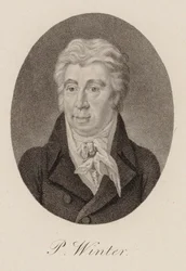 Porträt des Komponisten Peter von Winter 1754-1825, ca. 1825