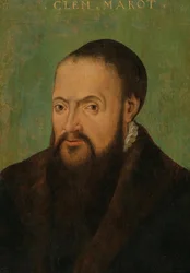Porträt des Dichters Clément Marot 1496-1544, erste Hälfte des 16. Jahrhunderts