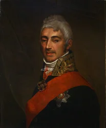 Porträt des Dichters Ivan Ivanovich Dmitriev