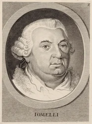 Porträt des Komponisten Niccolò Jommelli 1714-1774