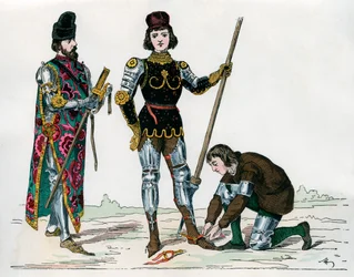 Prinz, Knappe und Diener, 15. Jahrhundert 1882-1884