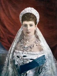 Prinzessin Marie Sophie Frederikke Dagmar, Kaiserinwitwe von Russland, spätes 19. - frühes 20. Jahrhundert