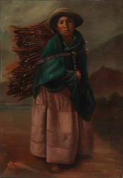 Quechua-Mädchen, ca. 1890-1892
