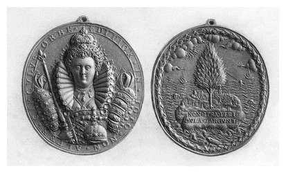 Königin Elisabeth I Medaille, 16. Jahrhundert, 1896