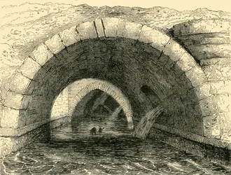 Überreste der alten Holborn-Brücke