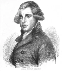 Richard Brinsley Sheridan, irischer Dramatiker, Dichter und Politiker, um 1875-1878