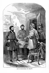Robert E. Lee kapituliert vor Ulysses S. Grant, 9. April 1865
