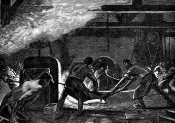 Walzwerke, Saint-Jacques-Werke, Chatillon-Commentry-Gesellschaft, Frankreich, 1894