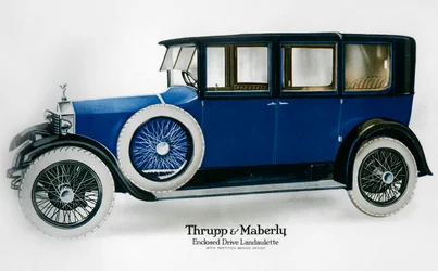 Rolls-Royce Landaulette mit Trennwand hinter dem Fahrer, ca. 1910-1929