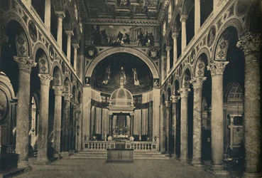 Rom - Basilika St. Agnes außerhalb der Mauern an der Straße Nomentana, 1910