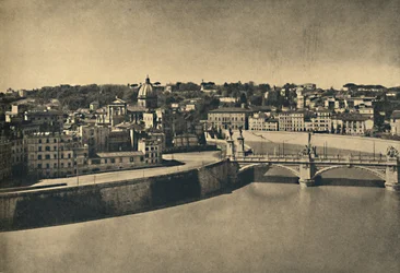 Roma - Blick auf die neue Brücke von Viktor Emanuel