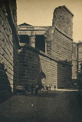 Roma - Mauer des Forums des Augustus, 1910