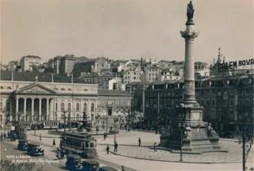 Rossio-Platz, Lissabon, Portugal, 1936
