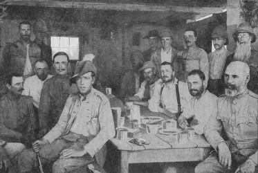 Roughing It am Modder River: Das Offiziersmess der 3. Grenadier Guards, 1902