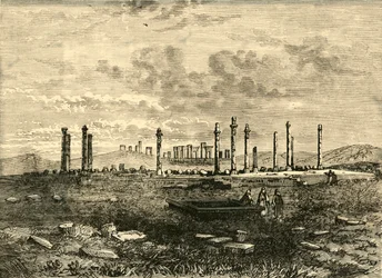 Ruinen von Persepolis, 1890