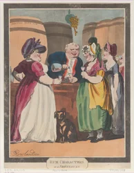 Seltsame Charaktere in einem Gebüsch, 1. November 1808