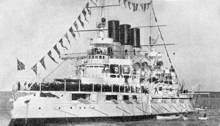 Russisches Schlachtschiff Retvisan, Russisch-Japanischer Krieg, 1904-5