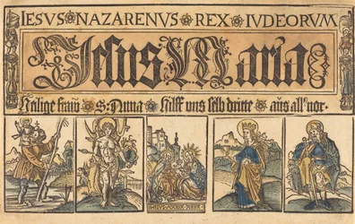 Heilige Anna, die Madonna und Kind und die Heiligen Christophorus, Sebastian, Clara...