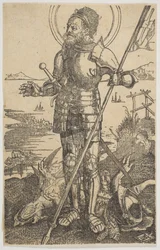 Heiliger Georg stehend, Kopie
