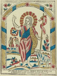 Heiliger Johannes der Täufer, bete für uns, ca. 1820