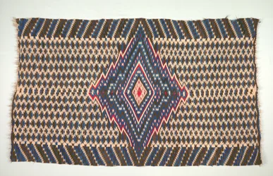 Saltillo-Stil Decke Sarape, um 1860-1875