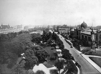 San Martin Platz, Buenos Aires, Argentinien