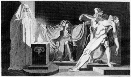 Saul und die Hexe von Endor, 1792