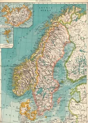 Skandinavien, ca. 1906, 1907