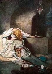 Szene aus Shakespeares Romeo und Julia