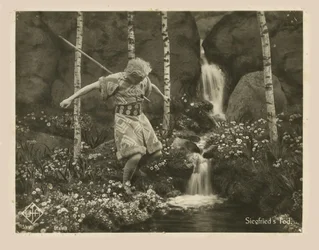 Szene aus dem Film Die Nibelungen: Siegfried von Fritz Lang, 1924
