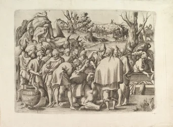 Durchsuchung des Gepäcks von Josephs Bruder
