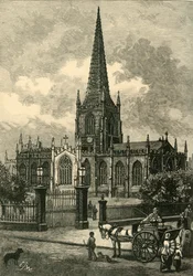 Sheffield Pfarrkirche, 1898