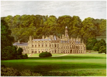 Shelton Abbey, County Wicklow, Irland, Heim des Earl of Wicklow, um 1880