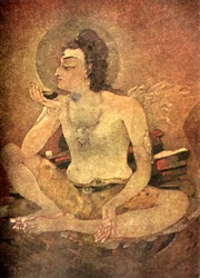 Shiva trinkt das Weltgift, 1920
