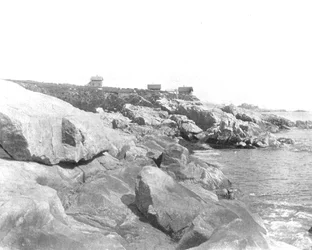 Küstenfront, Marblehead, Massachusetts, USA, ca. 1900