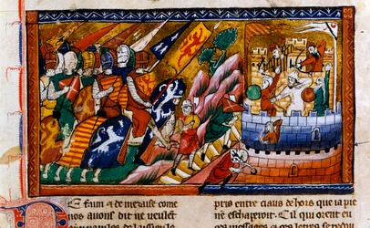 Belagerung von Antiochia, um 1097, 14. Jahrhundert