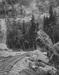 Signal Rock in den Black Hills, 19. Jahrhundert