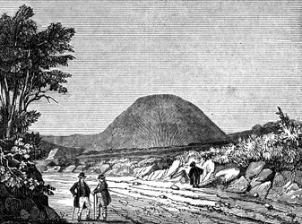 Silbury Hill, Wiltshire, England, 1836