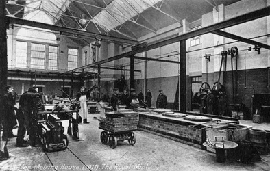 Silberschmelzhaus, die Königliche Münze, Tower Hill, London, 1911