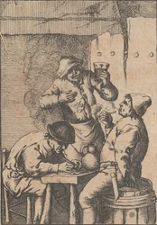 Sänger zwischen zwei Rauchern, 1610-85