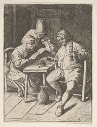 Singende Paare und Violine, 1610-85