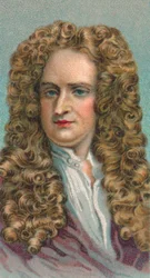 Sir Isaac Newton, englischer Mathematiker, Astronom und Physiker